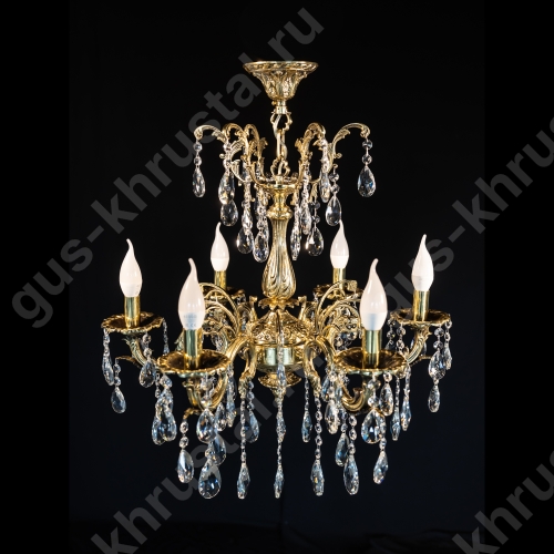 Люстра Бронзовая (6 ламп) 034