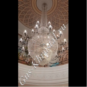 Люстра Свеча 2-х ярусная  - фото в интерьере 